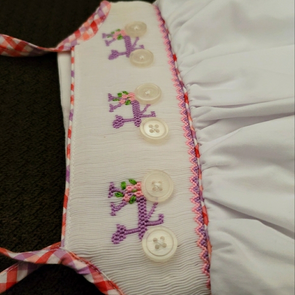 Oliver + June for 6m old White Bycle Dress - Picture 2 of 6